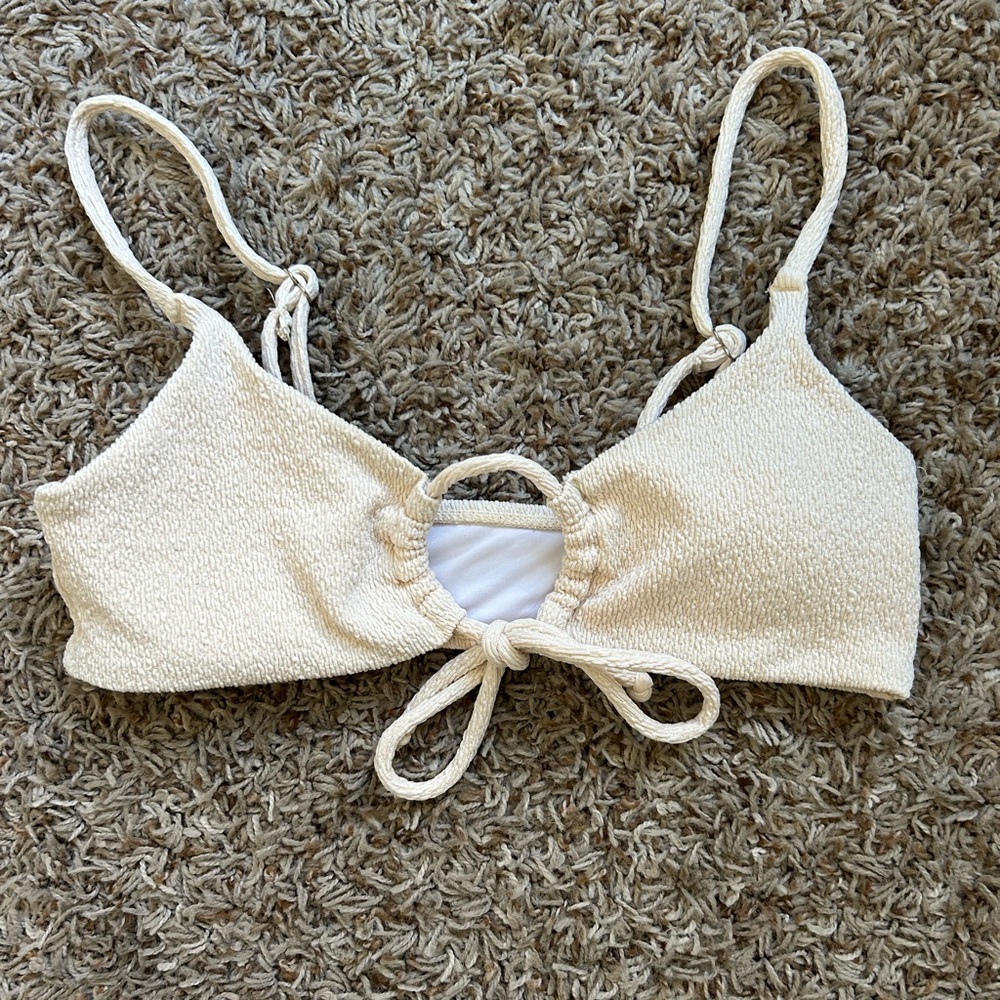 Cider | Cut Out Front Tied Bikini Swimsuit - Picture 7 of 8